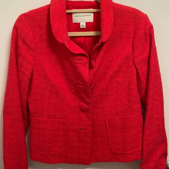 NWT Banana Republic Tweed Blazer - Picture 1 of 8